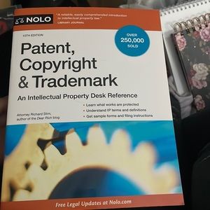 Patent Copyright & Trademark book